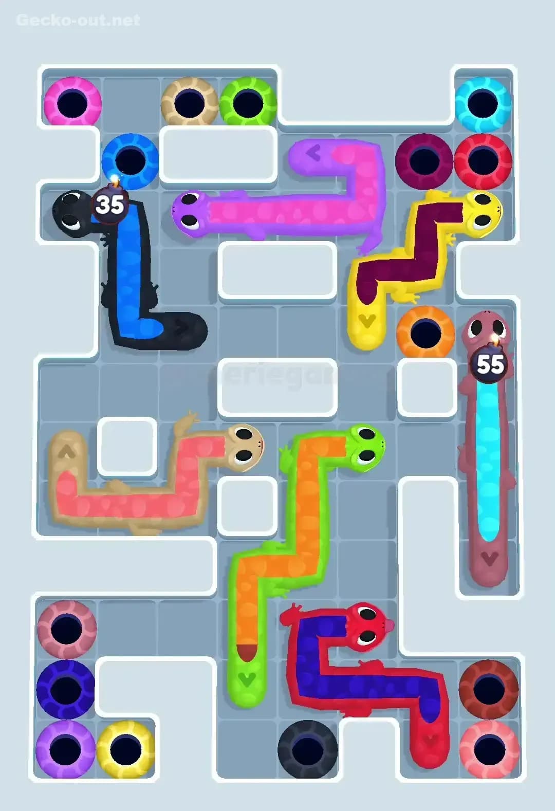 Gecko Out Level 522 Screenshot