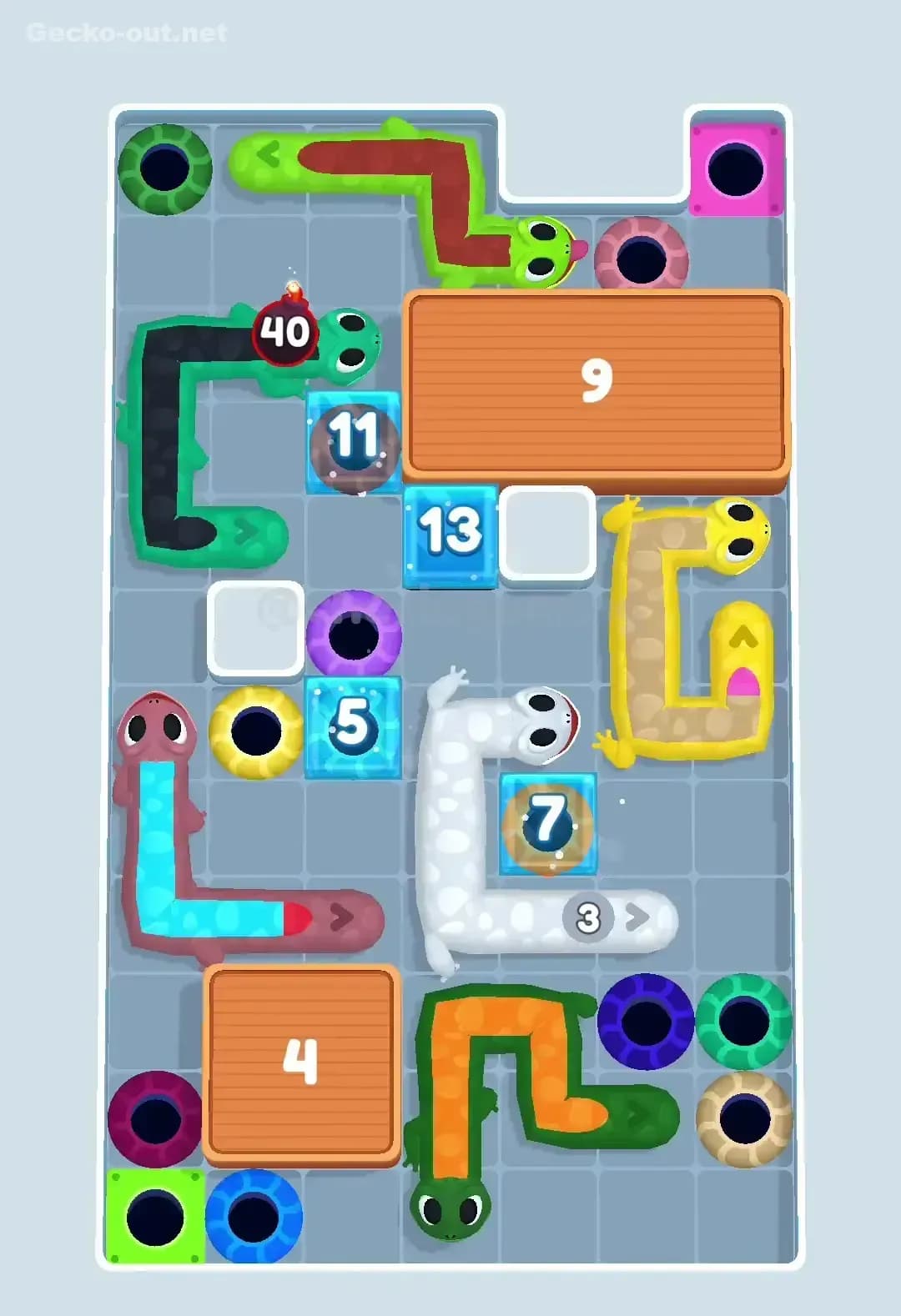 Gecko Out Level 493 Screenshot