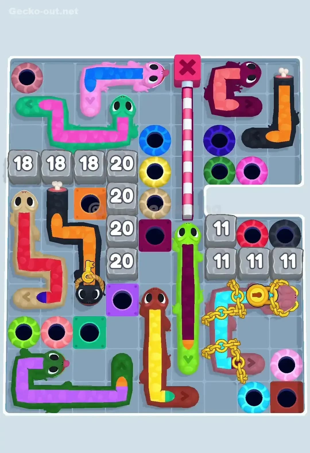 Gecko Out Level 412 Screenshot