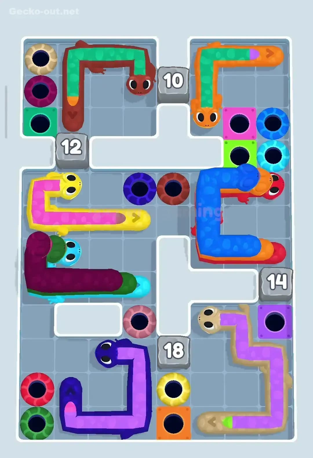 Gecko Out Level 321 Screenshot